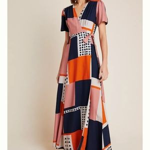 Anthropologie The Odells Melina maxi wrap, XS